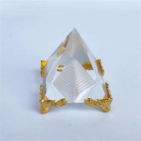 外贸产品出口金字塔模型摆件 水晶金字塔工艺品定做金属礼品-阿里巴巴