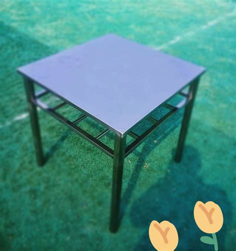 304不锈钢餐桌小吃饭桌子折叠家用正方形烤火桌架四方写字八仙桌_虎窝淘