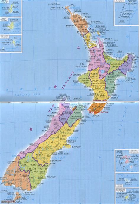新西兰北岛地图_新西兰北岛旅游地图 - 随意优惠券
