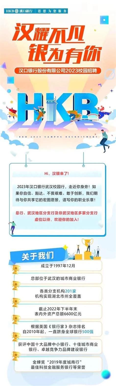 国企招聘：汉口银行、武汉农商行发布2023招聘公告_手机新浪网