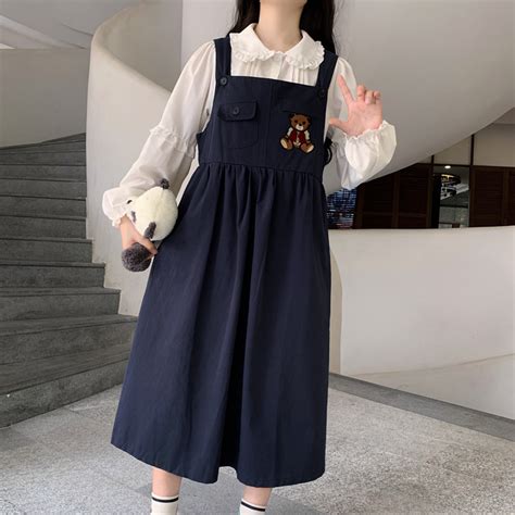 甜美女生头像背带裙