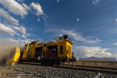 铁路工务养路大型机械,交通运输,科学技术,摄影素材,汇图网www.huitu.com