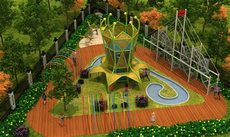户外游乐场规划-儿童游乐场设备-工程案例-温州奥贝乐游乐设备有限公司