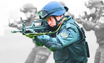成都特警黑豹突击队亮相世界警察和消防员运动会