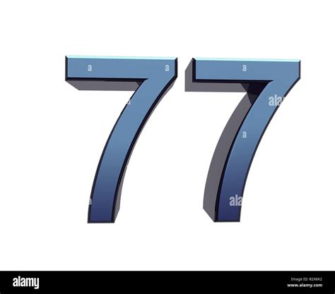 Number 77 Clipart Transparent PNG Hd, 3d Numbers 77 In A Circle On ...