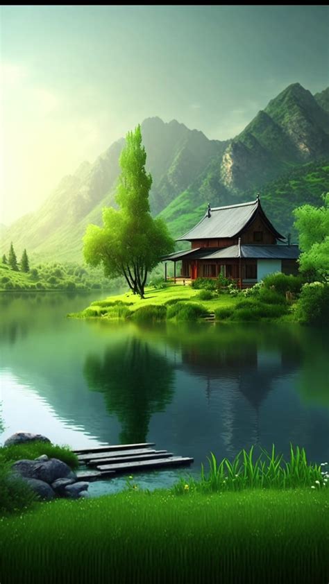 江南春景图图片