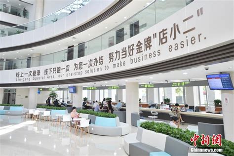 上海自贸区临港新片区行政服务中心正式揭开面纱_图片_中国小康网