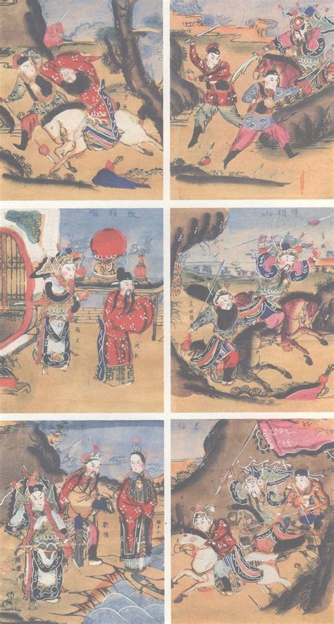 《三国演义》故事-中国木版年画-图片