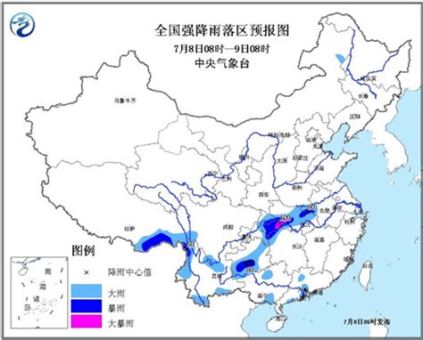 重庆贵州等8省区市有大到暴雨 湖北局地有大暴雨--中国数字科技馆