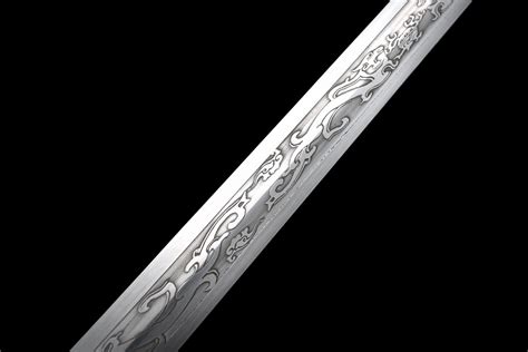 古汉剑冷兵器 镇宅装饰压铸钢剑未开刃 皮鞘不锈钢金色龙纹汉剑-阿里巴巴