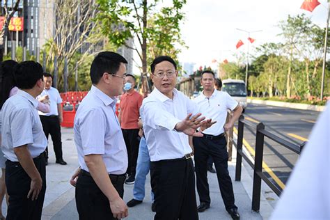 深圳市交通运输局于宝明局长调研五和大道等道路品质提升工程-部门动态-龙岗政府在线