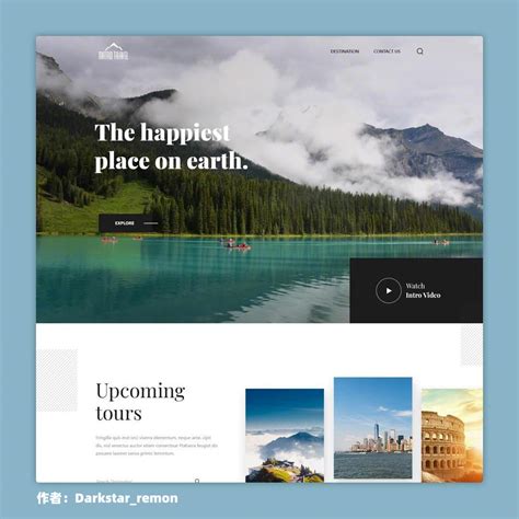 【源码分享】响应式风景旅游网页设计-HTML+CSS+JavaScript_风景网页设计源代码-CSDN博客