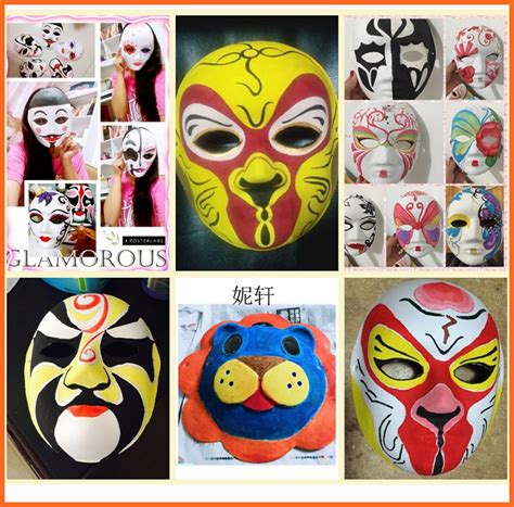 彩绘面具|手工艺|工艺品设计|小鱼老师 - 原创作品 - 站酷 (ZCOOL)