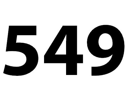 Zahl 549