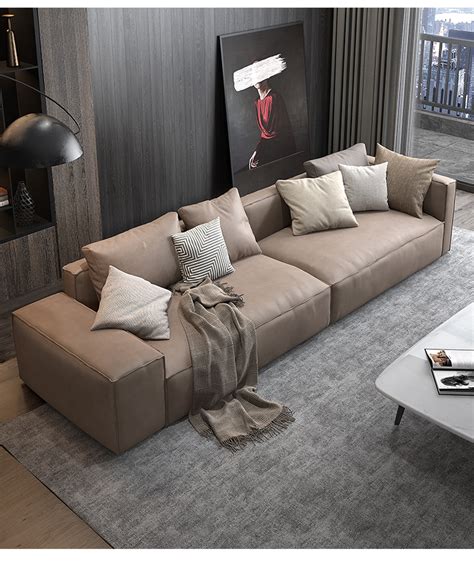 客厅沙发 现代风豆腐块科技布艺沙发家具套装简约小户型直排真皮-阿里巴巴