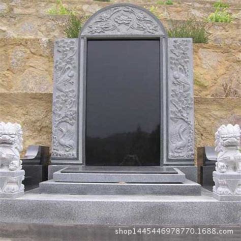 贵州土葬花岗岩墓碑样式五滴水图片墓碑