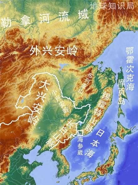 东北平原地图图片