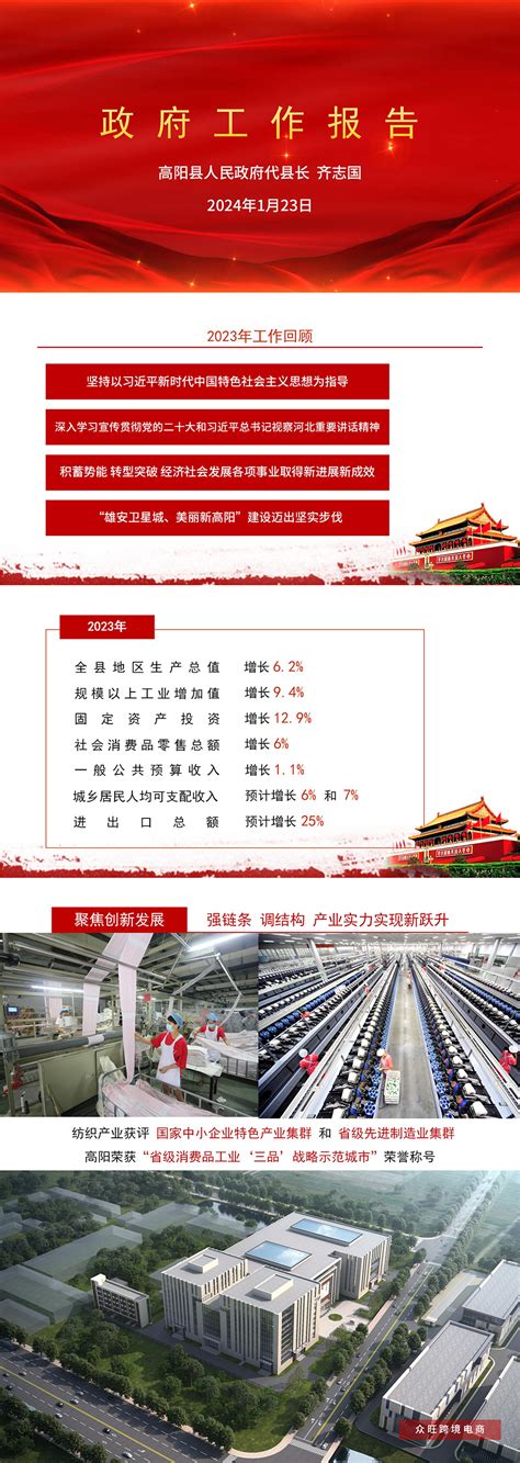 政府工作报告--高阳县人民政府网站