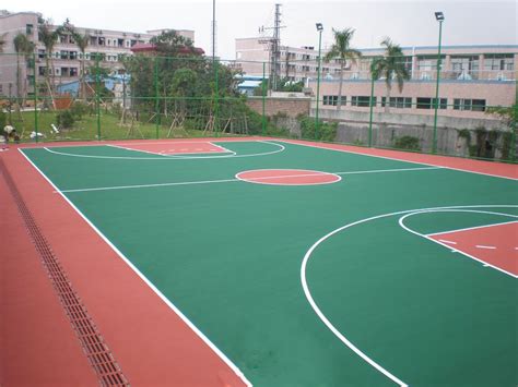天津篮球场地施工
