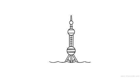 上海外白渡桥风景速写插画图片下载-正版图片401692635-摄图网