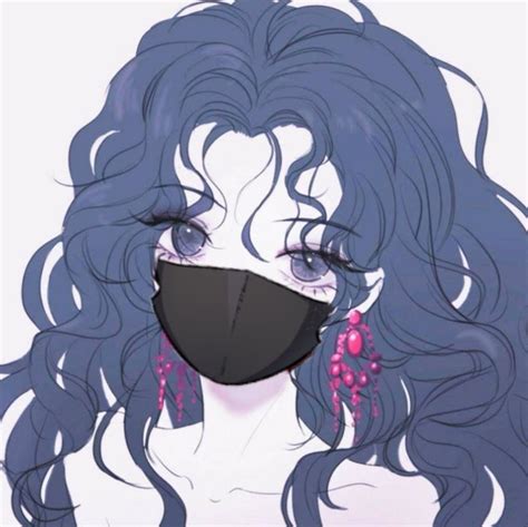 戴口罩女生头像温柔动漫