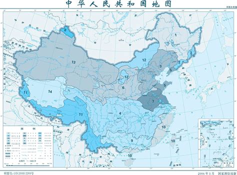 中国河流分布地图
