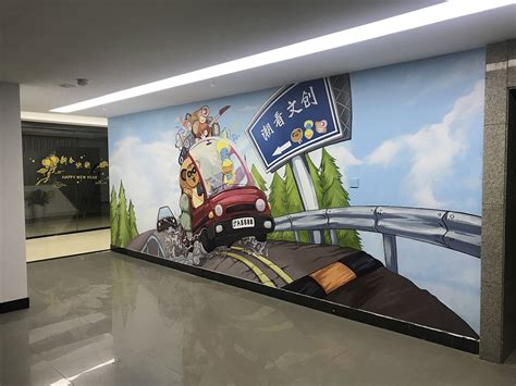 高端小区架空层新中式彩绘给您一个美丽的家_广州粤江装饰-墙绘壁画公司-古建彩绘设计-3D立体画-幼儿园-博物馆彩绘-壁画-彩绘-墙绘-墙画