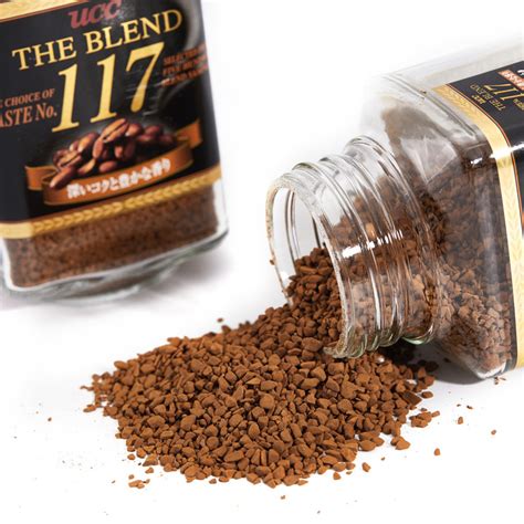 日本进口ucc117黑咖啡悠诗诗冻干速溶咖啡无蔗糖提神咖啡粉罐装-阿里巴巴