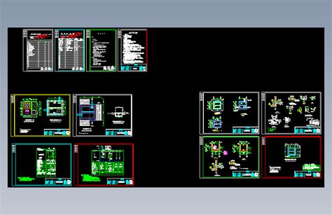 计量箱设备详细图纸_AutoCAD 2000_模型图纸下载 – 懒石网