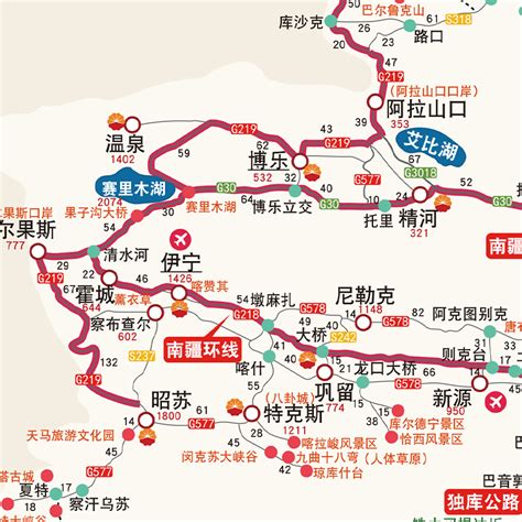 中国自驾游地图图片