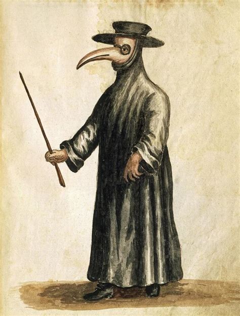 瘟疫医生：戴鸟嘴面具的“死神使者”