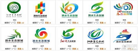 泗水县生态新城徽标(logo）征集网络投票-设计揭晓-设计大赛网
