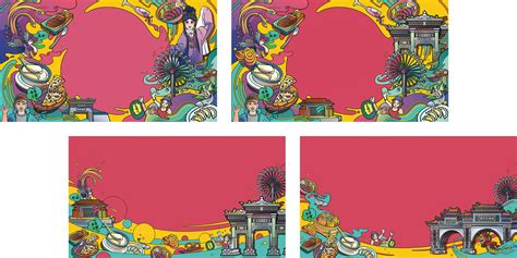 顺德欢乐海岸美食文化周插画|插画|商业插画|蛙蛙芝 - 原创作品 - 站酷 (ZCOOL)