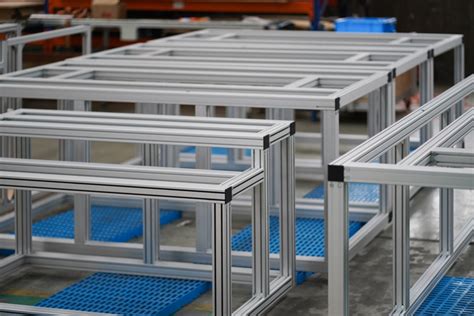 铝合金型材机架 设备框架 铝型材机架 自动化设备框架铝合金型材-铝型材机罩-解决方案中心-湖南朗乐科技股份有限公司