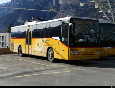 Postauto - Setra S 415 H GR 179704 in Chur am 19.02.2021 - Bus-bild.de