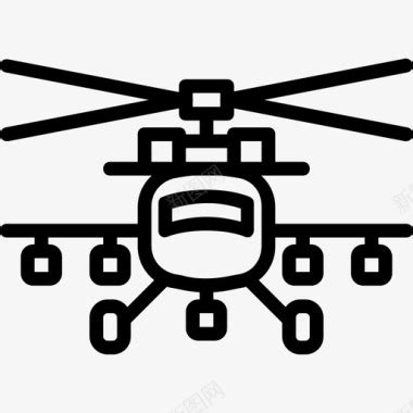陆军直升机图标_陆军直升机icon_陆军直升机矢量图标_88ICON