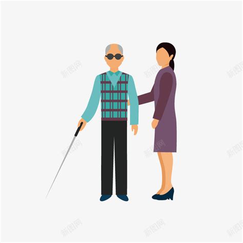 非主流盲人头像