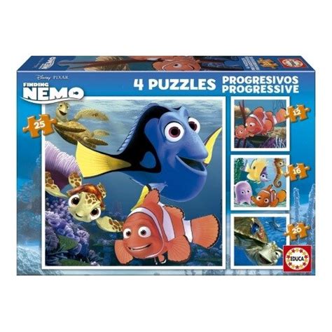 Educa Disney Nemo puzzle, 4 az 1, ben - eMAG.hu