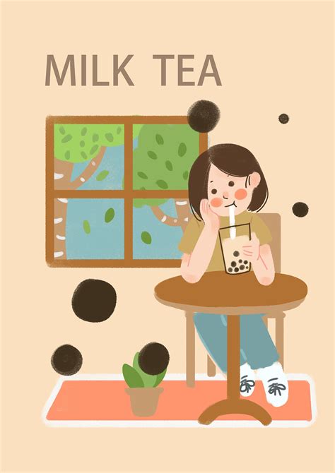 奶茶制作 插画|插画|艺术插画|pumbaa_yu - 原创作品 - 站酷 (ZCOOL)