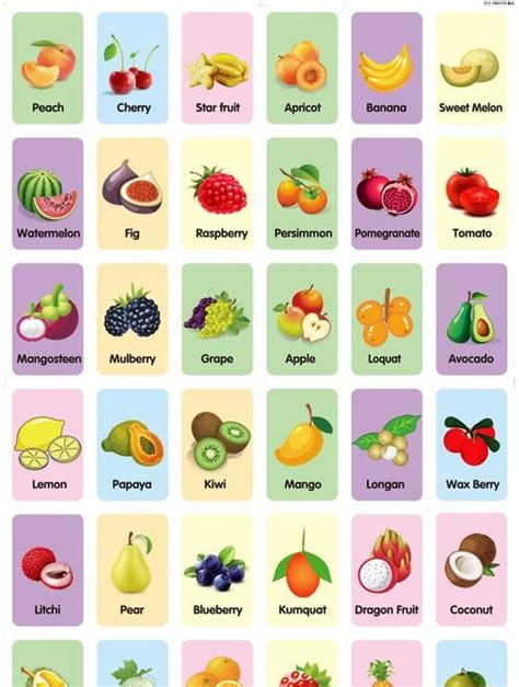 日常蔬菜水果英语单词-关于蔬菜水果的英文单词