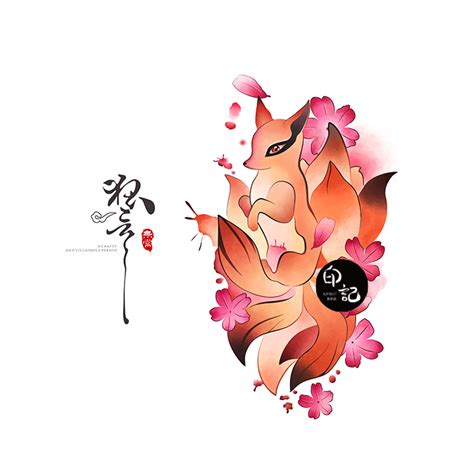 动漫九尾狐头像图片