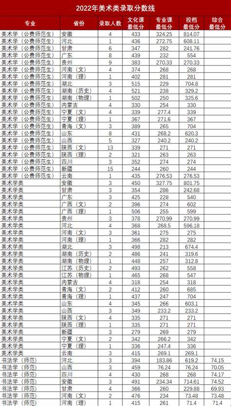 2024艺术类本科综合分数线