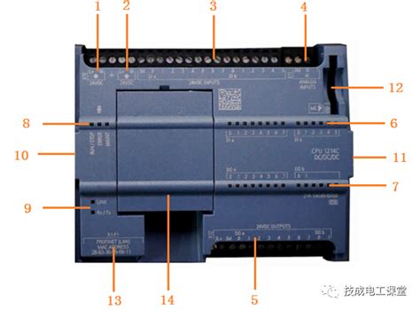 西门子S7-1200系列PLC接线图 全套接线图 - EPLANP8网