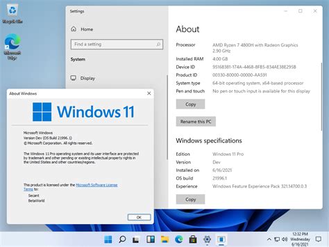 Windows 11:10.0.21996.1.co_release.210529-1541 - BetaWorld 百科