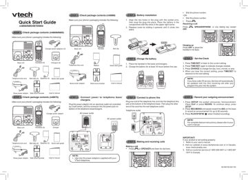 VTech 6895 User manual | Manualzz