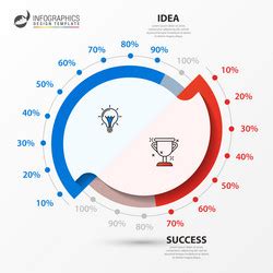 Infographic design template creative concept Vector Image