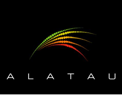 Alatau智慧城市光线创意设计标志Logo设计含义，品牌策划vi设计介绍