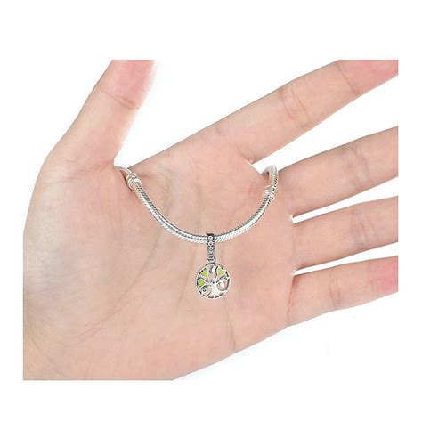 Bead for life tree charms Crystal green and white | Fruugo UK