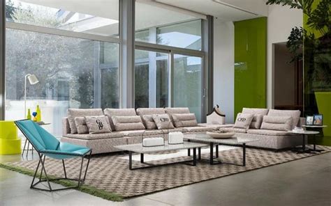 真皮沙发装修效果图，高档真皮沙发，时尚简约的客厅组合沙发 - CBD沙发 - 九正建材网