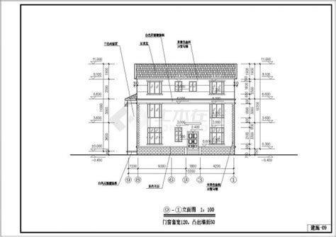 【合肥】小型别墅建筑施工设计图纸_别墅建筑_土木在线